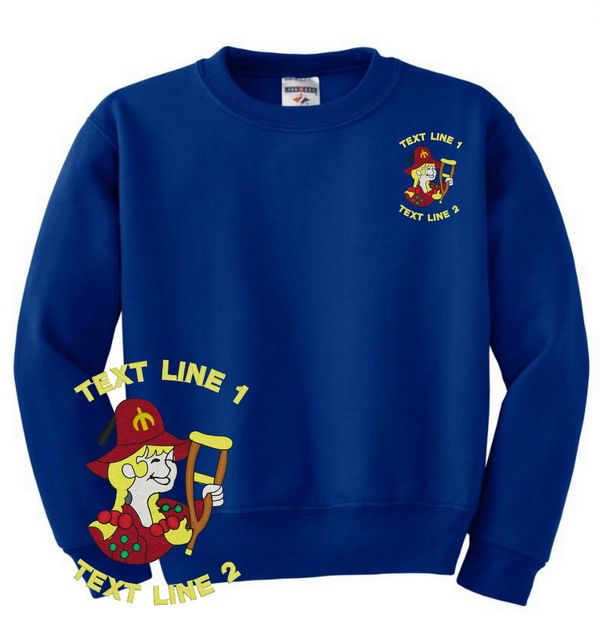 Shriner Hillbilly Gal Sweatshirt #826 (image for) Shriner Hillbilly Gal Sweatshirt #826
